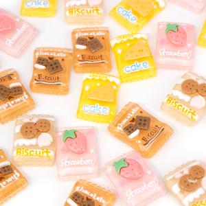 デコレーション キャンディ お菓子 スイーツ 2個 ハンドメイド 手芸材料 キッズ  子供 ピアス イヤリング ヘアアクセサリー pt-1939b