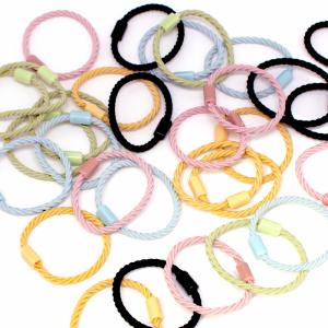 ヘアゴム リングゴム 金具なし ミニサイズ 8cm 太さ約2mm ハンドメイド