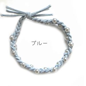 ヘアゴム リングゴム パール 全5色 おしゃれ...の詳細画像5
