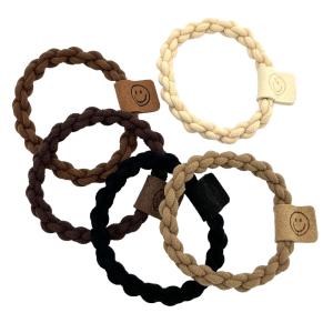 ヘアゴム リングゴム プードル 太ゴム 全8色 パーツ レジン キッズ