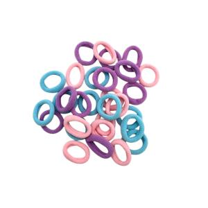 ゆめかわラメのレインボー/流れ星のヘアゴム/クリップセット 4個 ヘア