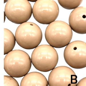 ビーズ アクリル 穴あり 16mm ブラック ...の詳細画像2