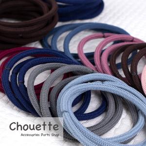 ヘアゴム リングゴム プードル 太ゴム 全8色 パーツ レジン