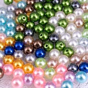 アクリルパール 10mm 穴あり 約24個 ハン...の商品画像