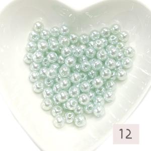 アクリルパール 6mm 穴あり 約100個 ハ...の詳細画像5