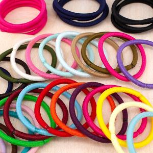 ヘアゴム リングゴム 金具なし 無地 12cm【...の商品画像