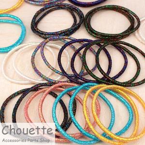 ヘアゴム リングゴム プードル 太ゴム 全8色 パーツ レジン キッズ