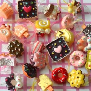 スイーツいろいろ♪絡まないゴム 12種(同柄ミッ...の商品画像