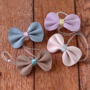 キッズ用 うさぎ+グログランリボンのヘアゴム 3個セット ヘア