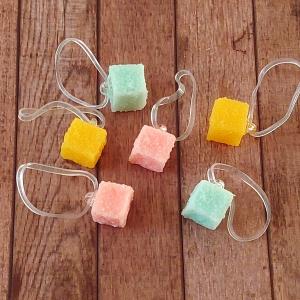 ヘアゴム リングゴム プードル 太ゴム 全8色 パーツ レジン