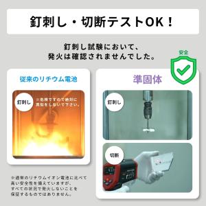 モバイルバッテリー 準固体電池 ワイヤレス充電...の詳細画像2