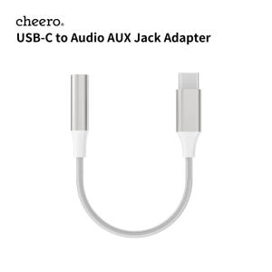 USB Type-C AUX 変換 ケーブル オーディオケーブル イヤホンジャック チーロ cheero USB-C to 3.5mm Headphone Jack Adapter｜cheeromart