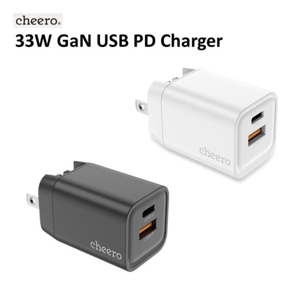 USB コンセント 充電器 ACアダプター PD 充電器 タイプC 2台同時充電 チーロ cheer...