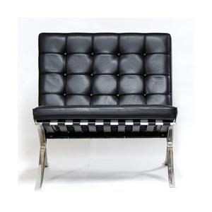 ミース・ファン・デル・ローエ バルセロナ チェア デラックスレザー