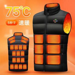 【クーポンで4580円】電熱ベスト 50000...の詳細画像1
