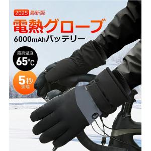 電熱グローブ 6000mAh バッテリー付き ...の詳細画像1
