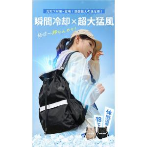 【クーポンで6,999円】ファン付き リュック...の詳細画像4