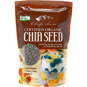 シェフズチョイス オーガニック チアシード 500g×1袋 Organic Chia Seed ちあしーど 有機チアシード オーガニックチアシード [C1]