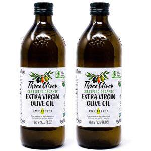 シェフズチョイス オーガニック エキストラバージンオリーブオイル 1L x 2本 Certified Organic Extra Virgin Olive Oil [OLIVE2]｜chefschoice-japan