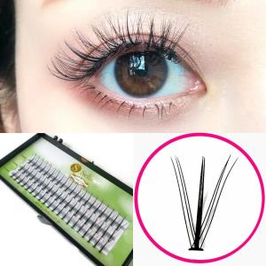 センターラッシュ Dカール マツエク セルフ つけまつげ 部分 まつげ