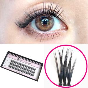 ツインラッシュ Dカール つけまつげ つけま 部分 部分用つけまつげ