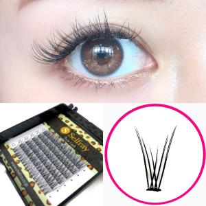 ツインラッシュ Jカール マツエク セルフ つけまつげ 部分 まつげ