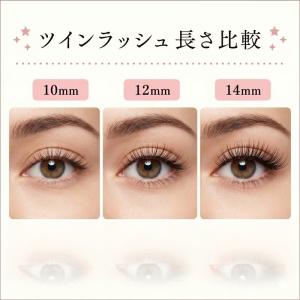 ツインラッシュ Cカール マツエク セルフ セ...の詳細画像1