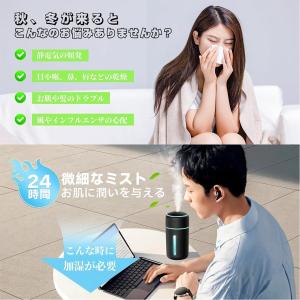加湿器 卓上 超音波式 おしゃれ 車載用 小型...の詳細画像1