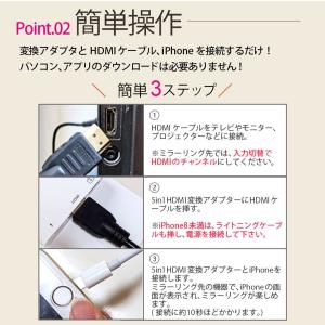 iPhone HDMI 変換ケーブル 変換アダ...の詳細画像5