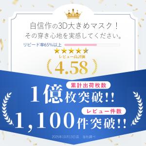 爆売れ中★マスク 大きめ 立体 不織布マスク ...の詳細画像3
