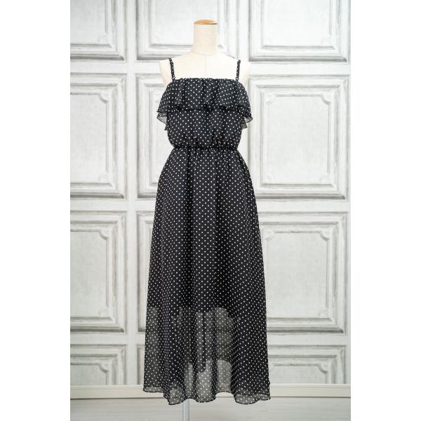 犬服　ドッグウェア　お揃い　水玉シフォンワンピース