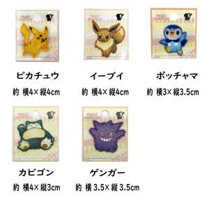 ポケモン ワンポイント ワッペン アイロン シ...の詳細画像1