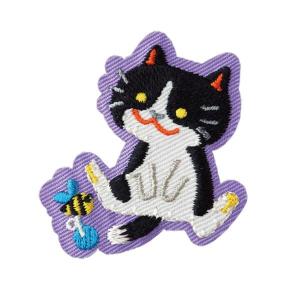 アイロン ワッペン 猫 ねこ はちわれ さばと...の詳細画像2