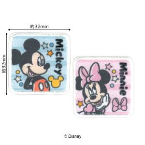 ワッペン 2枚セット ディズニー ミッキーミニ...の詳細画像1