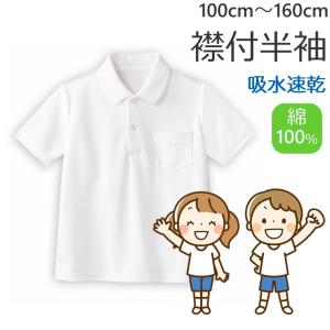 体操着 体操服 綿混 110〜160cm 半袖 ホワイト お受験 スクール 入園