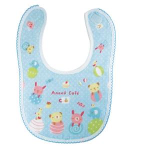 ガーゼ ブルー anano cafe AC.ベビーJOYガーゼスタイ