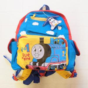 アウトレット品ベビーの迷子防止に！迷子ひも付き大人気のきかんしゃトーマス(THOMAS)絵柄の子供用リュックハーネス 赤ちゃんやベビーを守ります！お子様の迷…