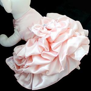 セレブなオーダーメイド犬服ミントブルードレス : オーダーメイド