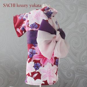 オーダーメイド犬服の浴衣椿つばきブラック愛LOVE椿ブランド【夏