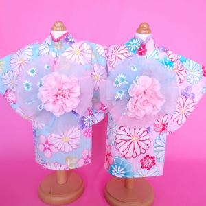 オーダーメイド犬服【数量限定】犬の絞り浴衣しずく紫月有松絞り