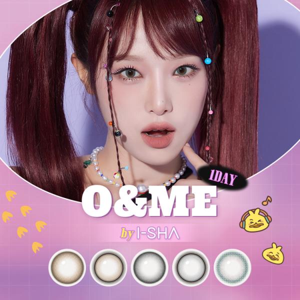 カラコン ワンデー 1箱10枚 オーエンミー O&amp;ME 度あり 度なし ナチュラル 通学 通勤 フチ...