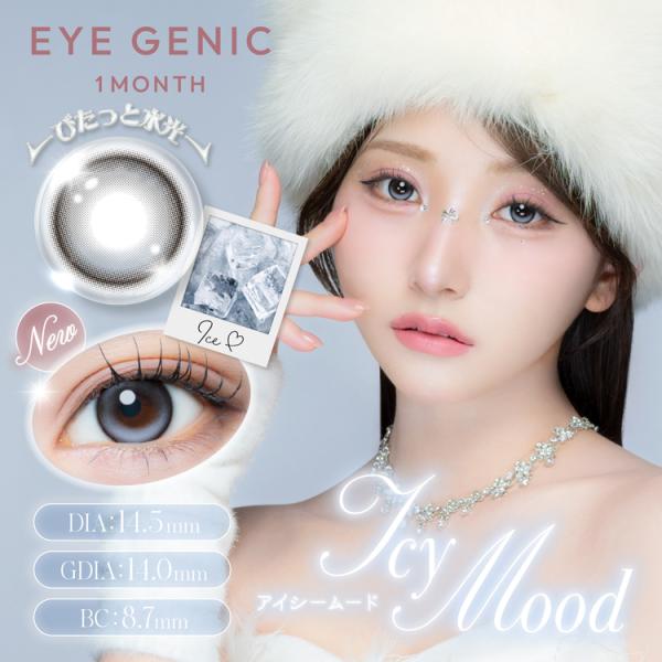 カラコン 1ヶ月 アイジェニックマンスリー【アイシームード】 1枚入り 2箱 EYE GENIC1d...