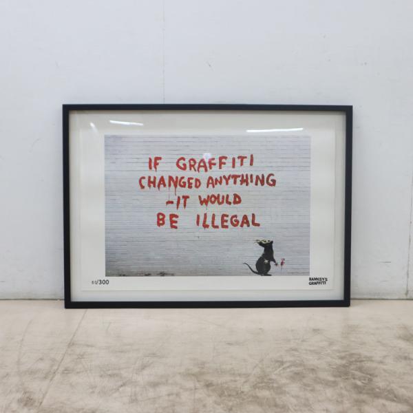 限定300部 BANKSY バンクシー If Grafitti Changed Anything, ...