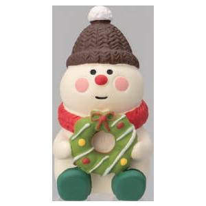 デコレ 雪だるま3人セット たき火つき クリスマス コンコンブル ZXS