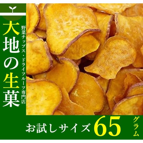 大地の生菓 野菜チップス 安納芋チップス 65g 野菜スナック お菓子 おやつ お試しサイズ お芋ス...