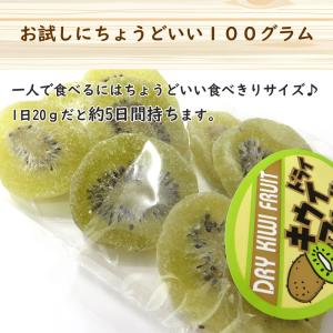 ドライフルーツ ドライキウイ 100g 大地の...の詳細画像3