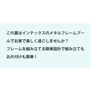 インテックス プール メタルフレームプール 2...の詳細画像2