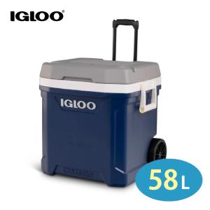 クーラーボックス イグルー 大型 大容量 58L キャスター付き IGLOO マックスコールド プレミアム 62QT （ 58リットル ）クーラーBOX クーラーバッグ｜cherrybell