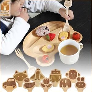 ネコポス・代引き不可 PETIT MAMAN プチママン フォーク&amp;スプーン 木製食器 カトラリー