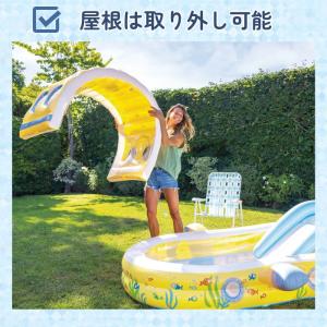 プール ビニールプール キッズプール サンシェ...の詳細画像5